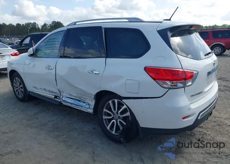2015 Nissan Pathfinder Sl из США, поврежденный, VIN 5N1AR2MN1FC683292